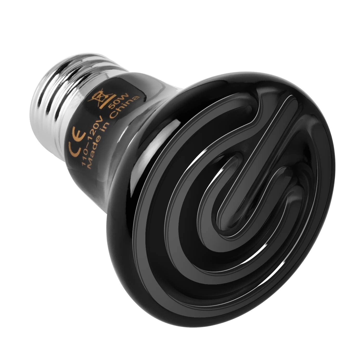 Lámpara De Calor Cerámica Con Emisor De Calor Para Reptiles  50 W  Simple Deluxe - Venta Internacional. $340