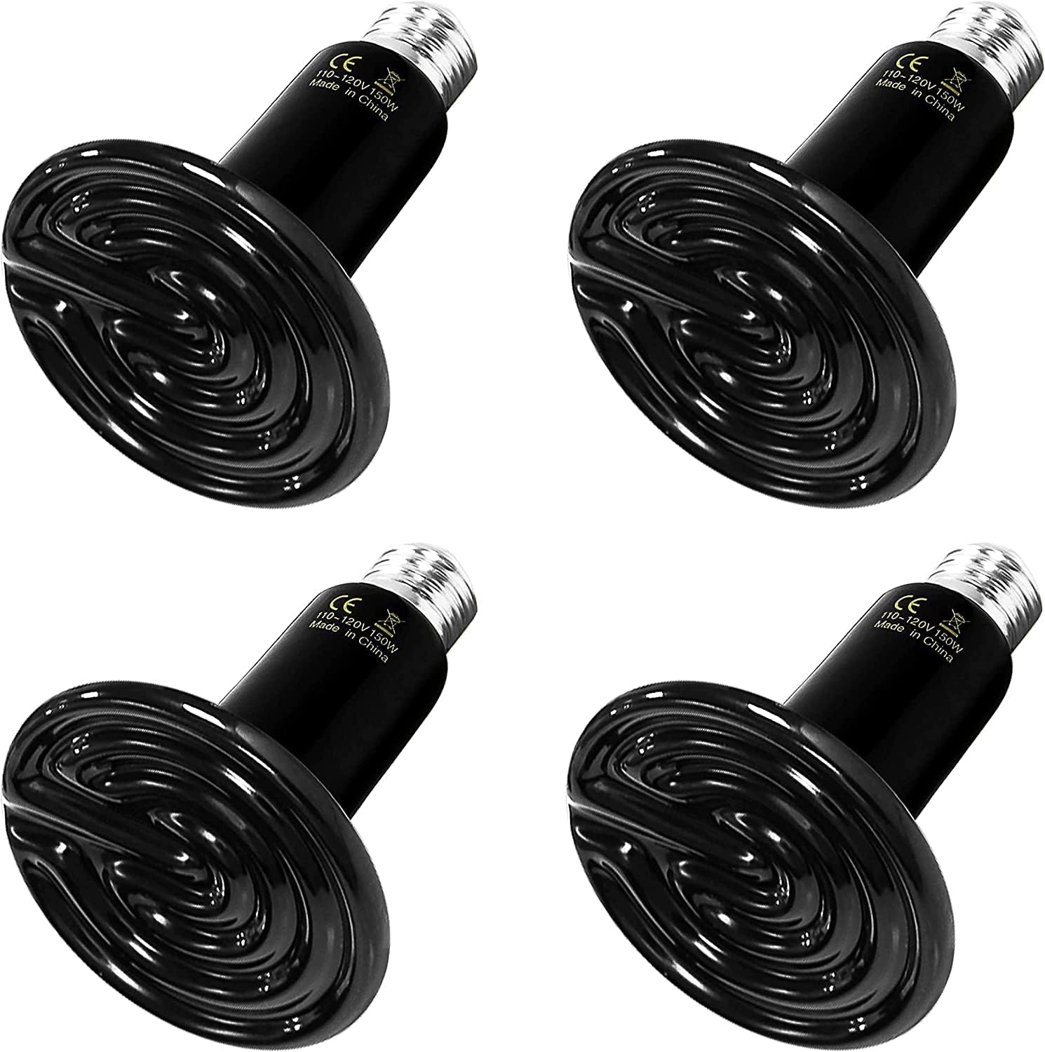 Foto 2 pulgar | Lámpara De Calor Para Reptiles Healsmart Con Emisor De Calor De Cerámica  150 W  Paquete De 4 - Venta Internacional.