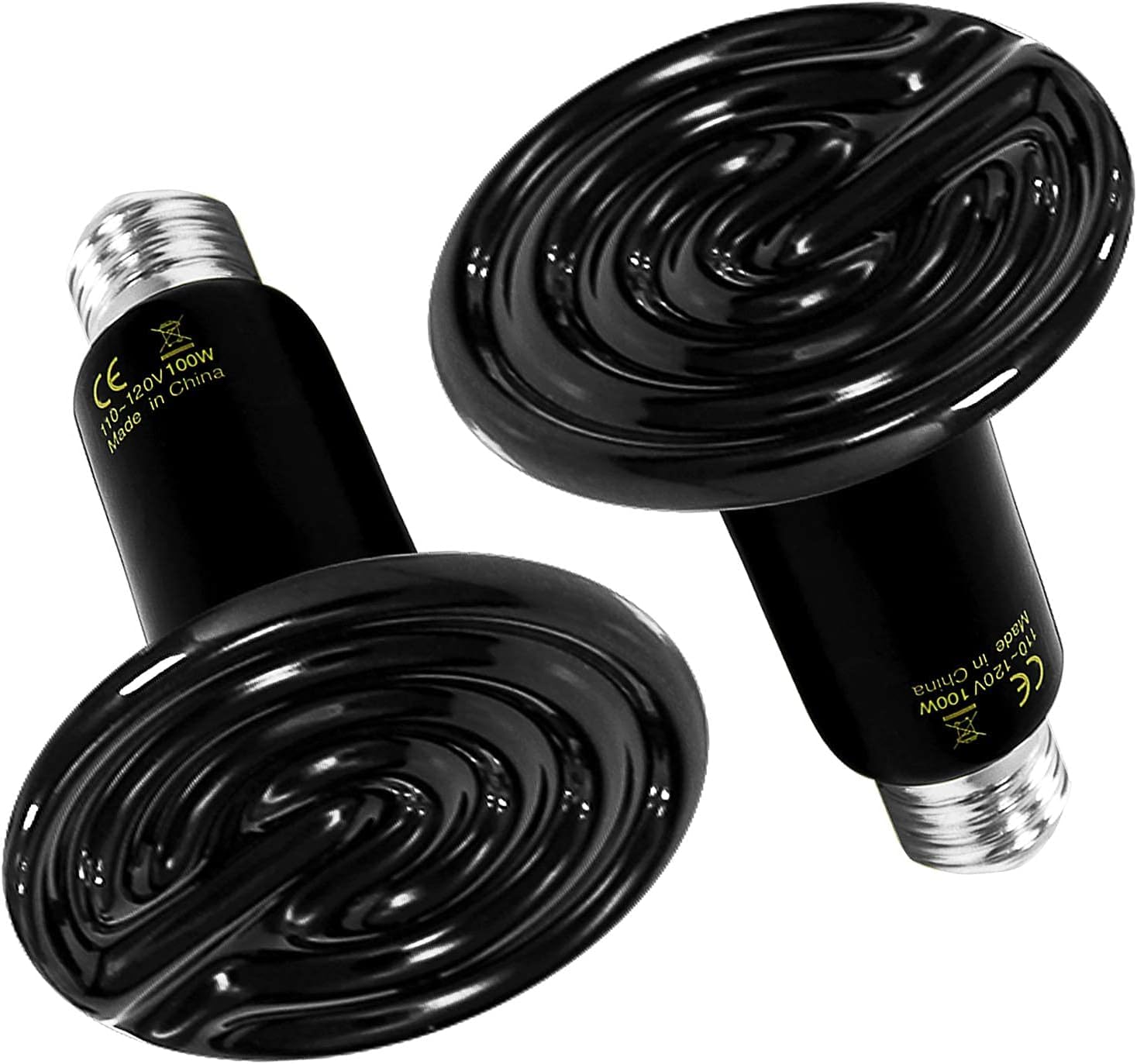 Foto 2 pulgar | Lámpara De Calor Para Reptiles Healsmart  100 W  Paquete De 2 Emisores De Cerámica - Venta Internacional.