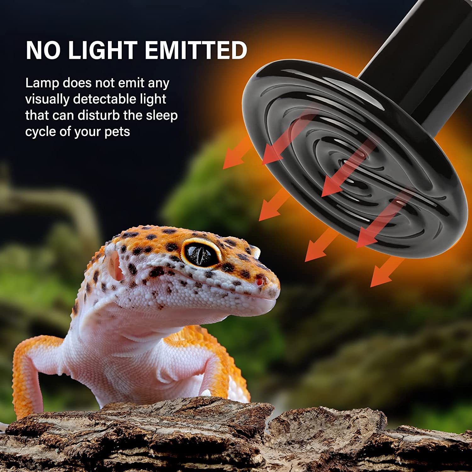 Foto 6 pulgar | Lámpara De Calor Para Reptiles Healsmart  100 W  Paquete De 2 Emisores De Cerámica - Venta Internacional.