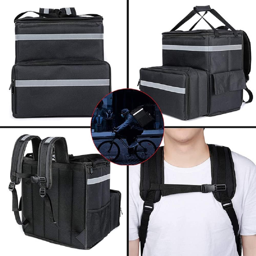 Foto 4 | Mochila Repartidor Térmica Impermeable Grande Tipo Uber Didi Rappi
