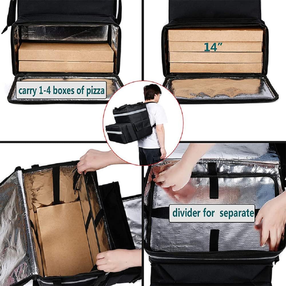 Foto 7 pulgar | Mochila Repartidor Térmica Impermeable Grande Tipo Uber Didi Rappi