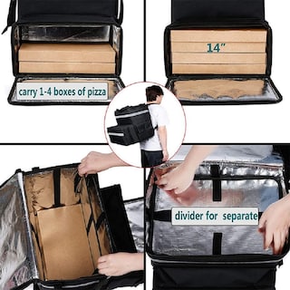 Foto 6 | Mochila Repartidor Térmica Impermeable Grande Tipo Uber Didi Rappi