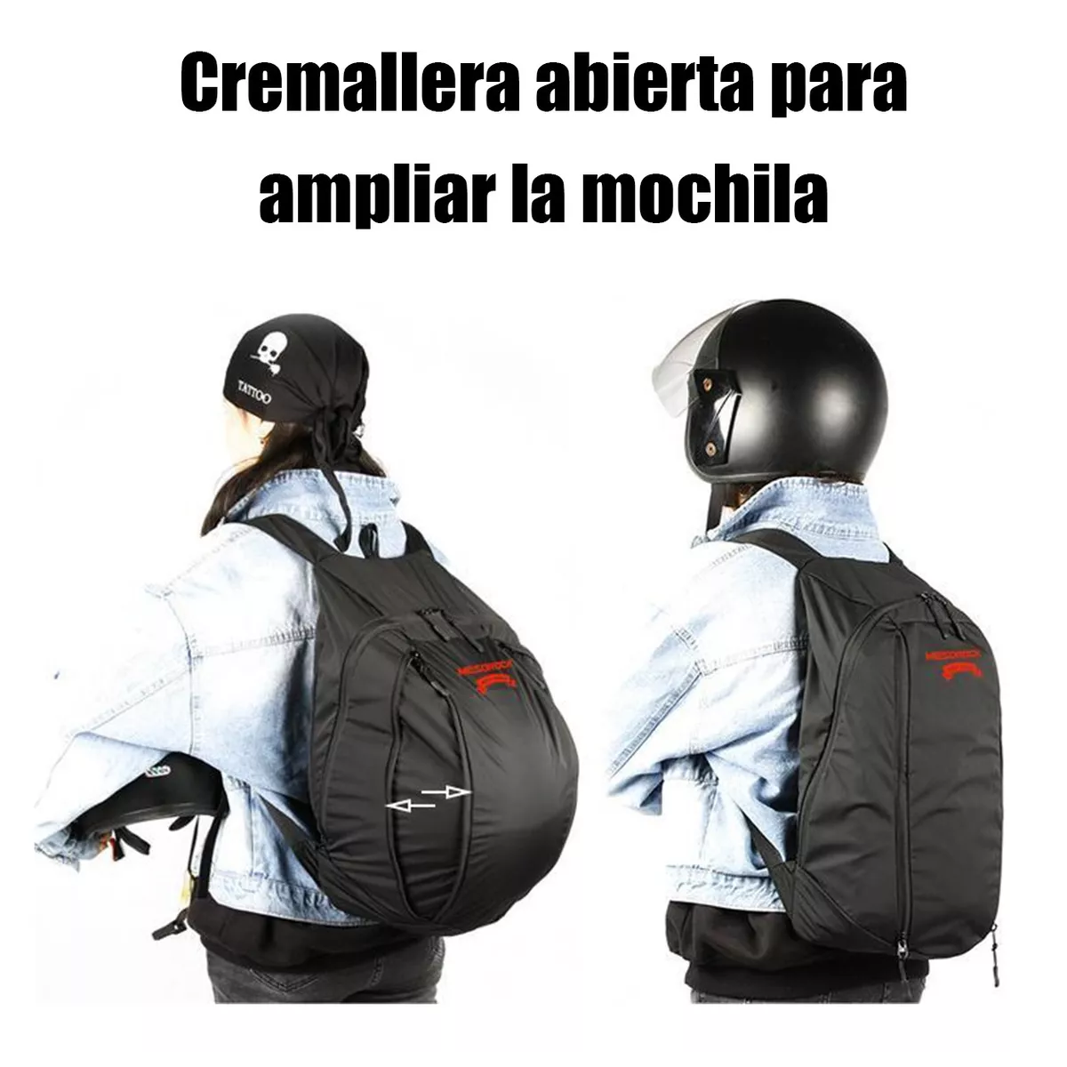 Foto 4 pulgar | Mochila Motociclista Impermeable Y Plegable Para Casco Eo Safe Imports Esi-13441 Negro