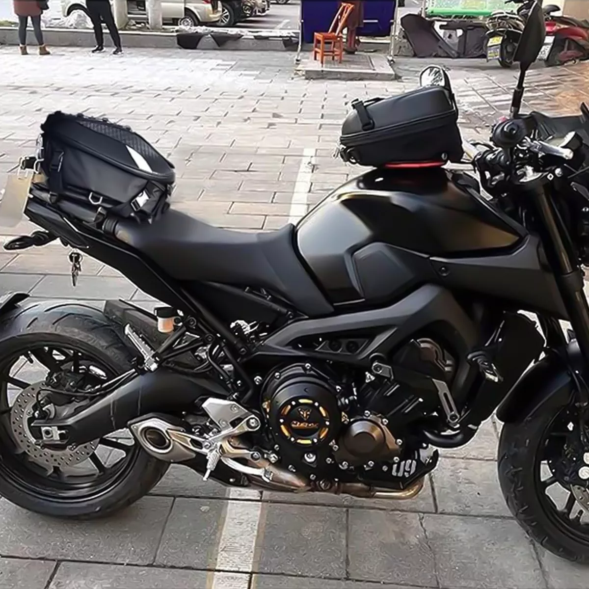 Foto 3 | Mochila Impermeable Para Motocicleta Eo Safe Imports Esi-13769 Negro