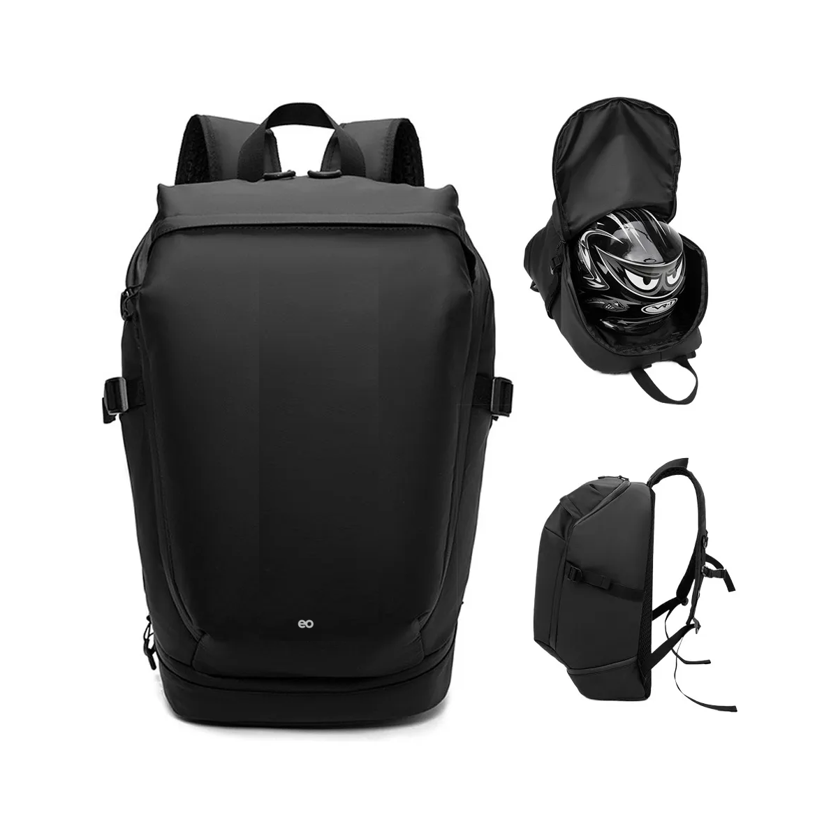 Foto 3 | Mochila De Casco De Gran Capacidad Eo Safe Imports Esi-19139 Negro