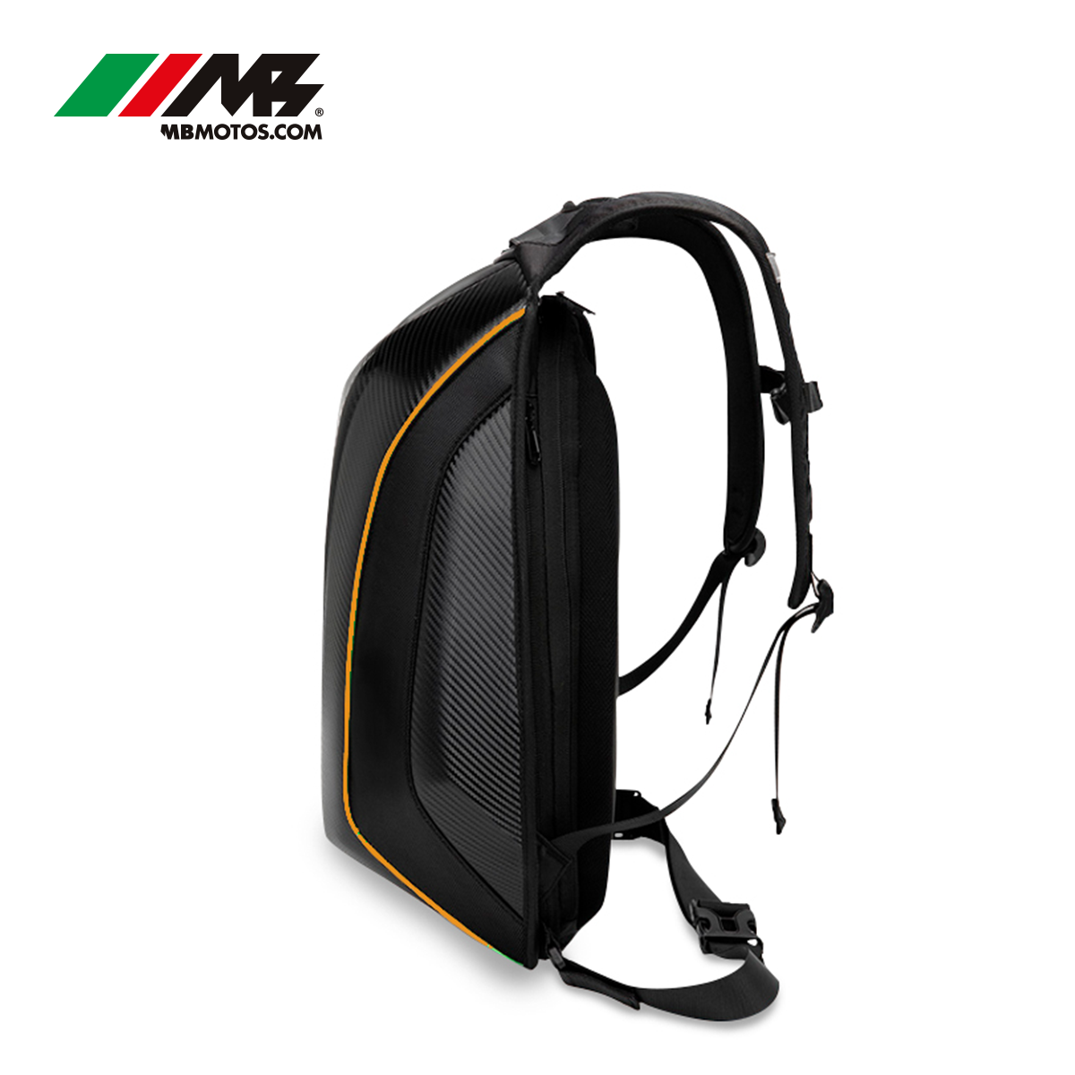 Foto 5 pulgar | Mochila Rígida Naranja Para Motociclista Axs