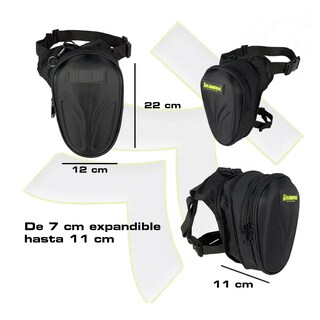 Foto 2 | Piernera Motociclista Rígida Expandible Eo Safe Imports Esi-13440 Negro