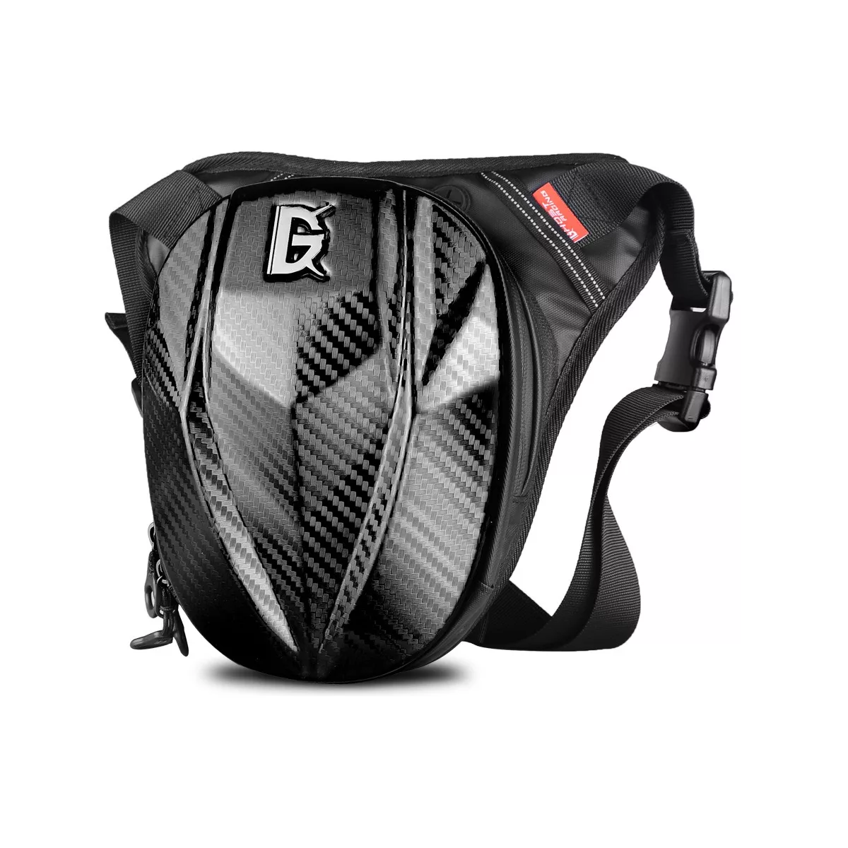 Piernera / Riñonera Bolsa Impermeable Para Motociclista Eo Safe Imports Esi-16540 Negro