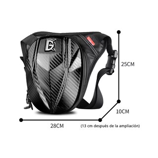 Foto 2 | Piernera / Riñonera Bolsa Impermeable Para Motociclista Eo Safe Imports Esi-16540 Negro