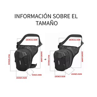 Foto 2 | Bolsa De Pierna/cintura, Extensible Motocicleta Impermeable Eo Safe Imports Esi-16539 Negro