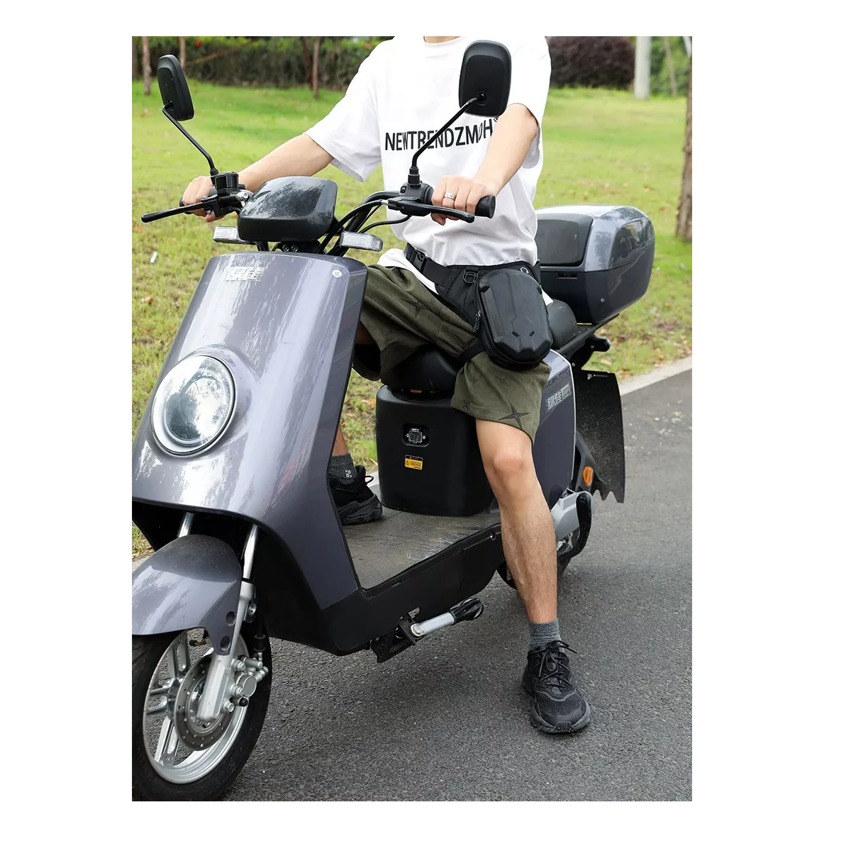 Foto 4 pulgar | Piernera / Riñonera Bolsa Impermeable Para Motociclista Eo Safe Imports Esi-16538 Negro