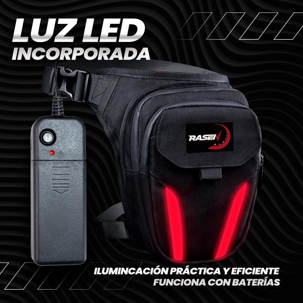 Foto 5 pulgar | Bolsa Piernera Con Luz Led Para Moto Rasen Práctica Y Resistente Al Agua
