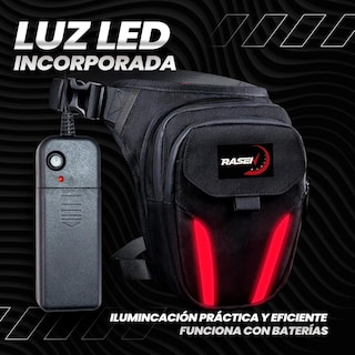 Foto 4 | Bolsa Piernera Con Luz Led Para Moto Rasen Práctica Y Resistente Al Agua
