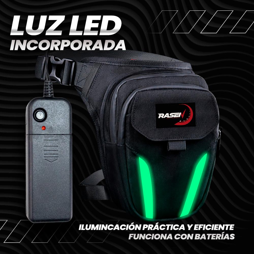 Foto 5 pulgar | Bolsa Piernera Con Luz Led Para Moto Rasen Práctica Y Resistente Al Agua