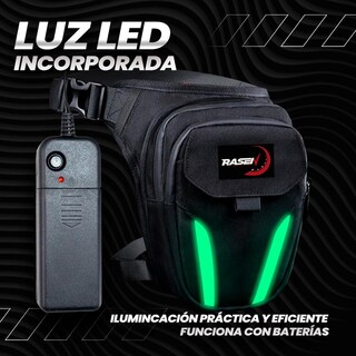 Foto 4 | Bolsa Piernera Con Luz Led Para Moto Rasen Práctica Y Resistente Al Agua