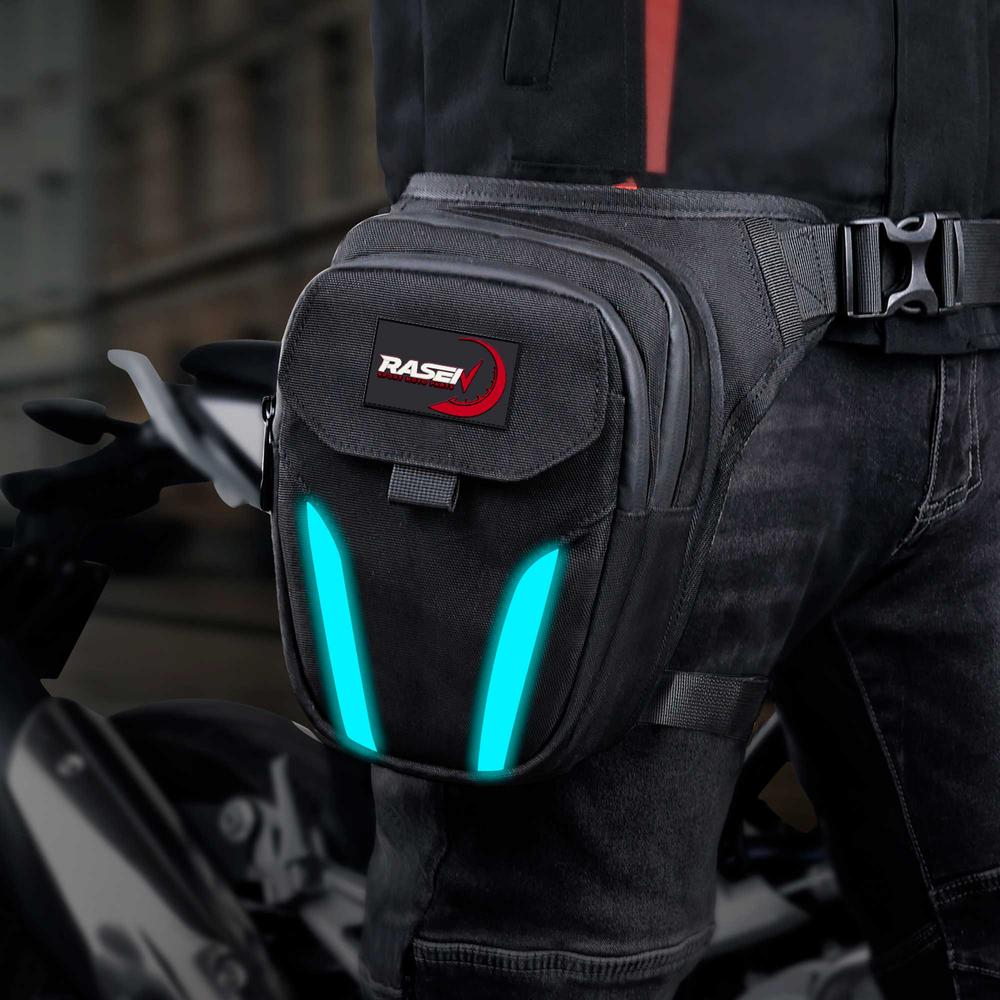 Foto 5 pulgar | Bolsa Piernera Con Luz Led Para Moto Rasen Práctica Y Resistente Al Agua