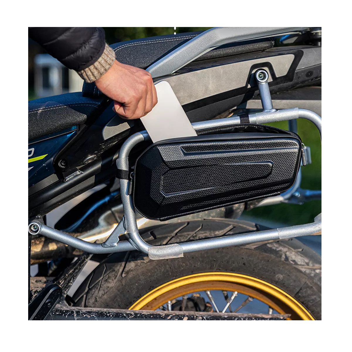 Foto 4 pulgar | Bolsa Impermeable Grande para Moto Eo Safe Imports ESI-10047 Negra