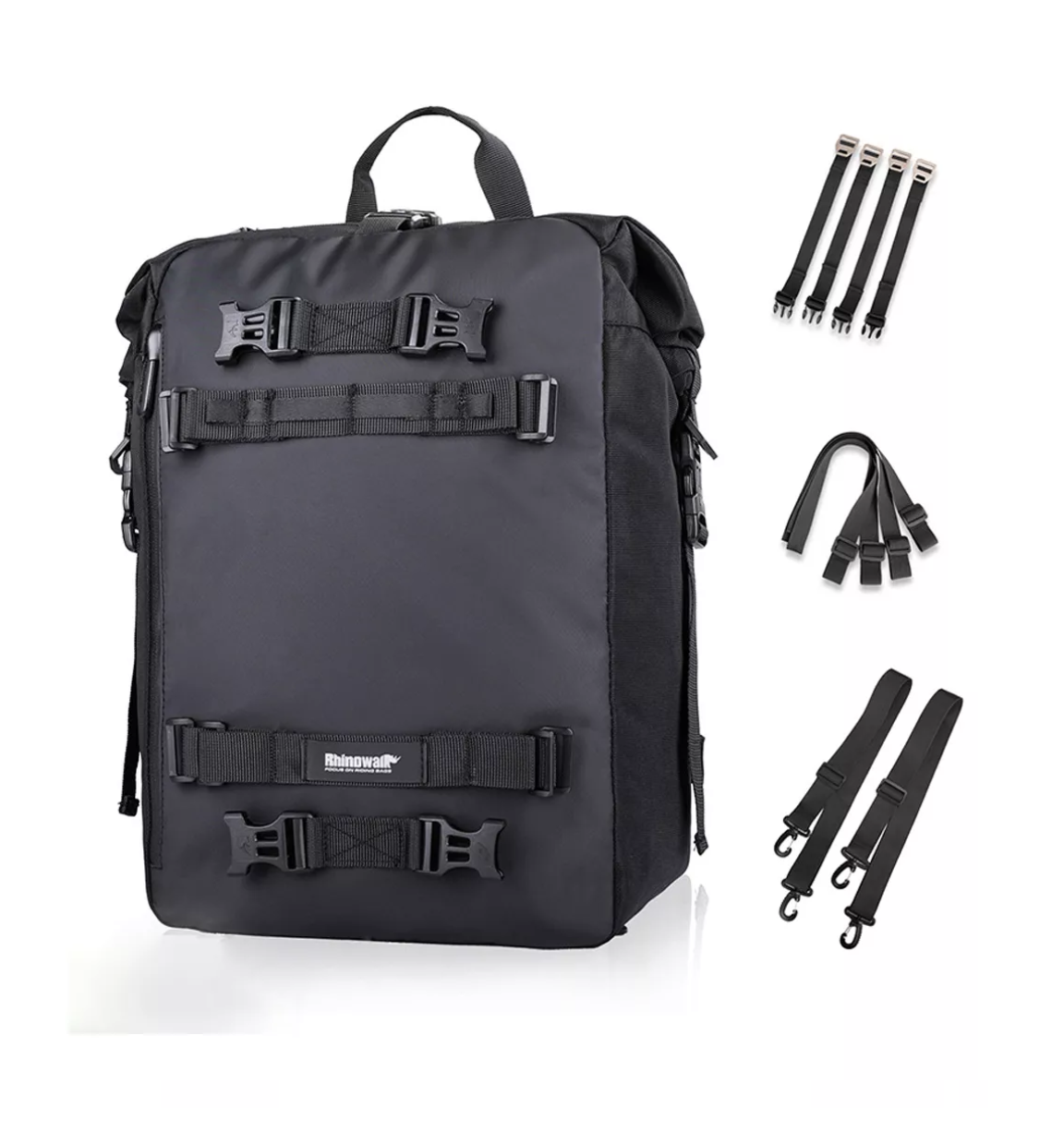 Foto 5 pulgar | Bolsa De Motocicleta De Gran Capacidad Paquete Equipaje 30l Negro