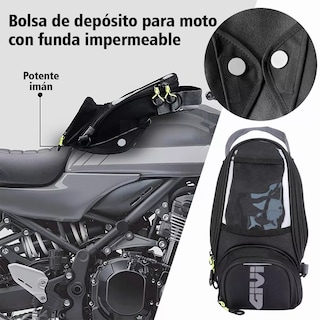 Foto 3 | Maleta Para Tanque Imán O Correas Para Moto Eo Safe Imports Esi-13439 Negro