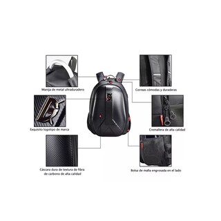 Foto 3 | Mochila Para Moto, Impermeable Eo Safe Imports Esi-16733 Negro