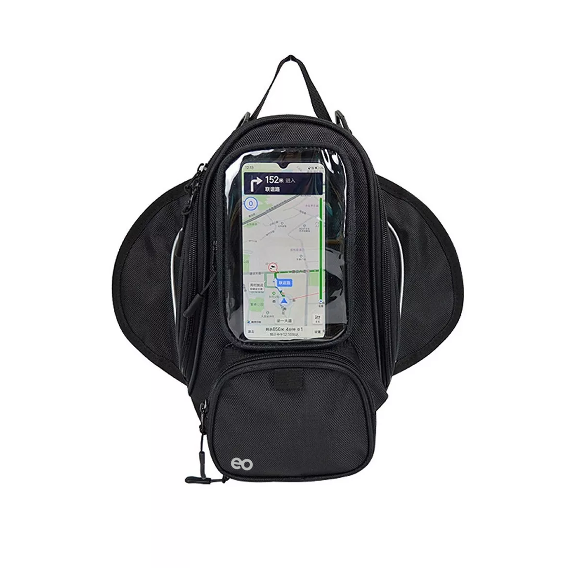 Foto 2 pulgar | Bolsa De Depósito Mochila Para Moto Con Imanes Tanque Bolsa Eo Safe Imports Esi-5189-1 Negro