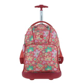 Foto 1 | Mochila Con Ruedas Grande Para Niña Chenson Happy Girl Rosa Floris