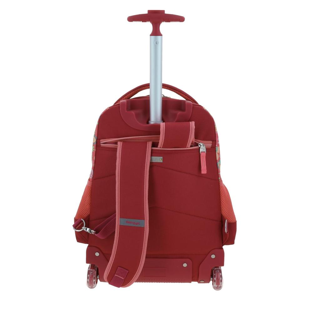 Foto 4 | Mochila Con Ruedas Grande Para Niña Chenson Happy Girl Rosa Floris