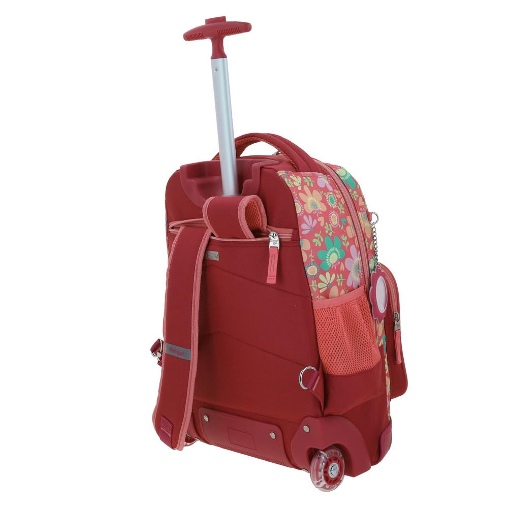 Foto 5 | Mochila Con Ruedas Grande Para Niña Chenson Happy Girl Rosa Floris