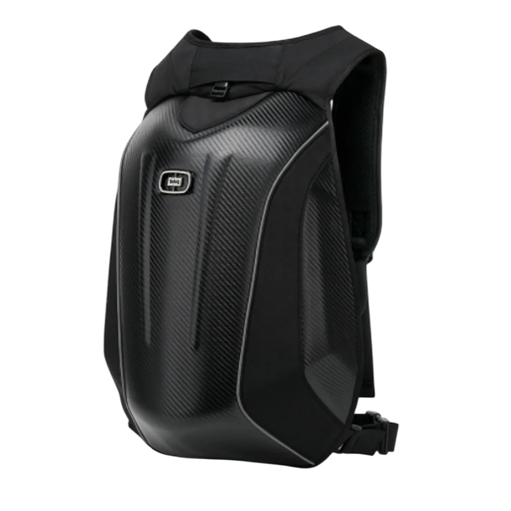 Foto 2 pulgar | Mochila Belug Impermeable De Fibra De Carbono De 30-48l Para Moto Negro