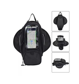 Foto 3 | Bolsa De Depósito Mochila Para Moto Con Imanes Tanque Bolsa Negro