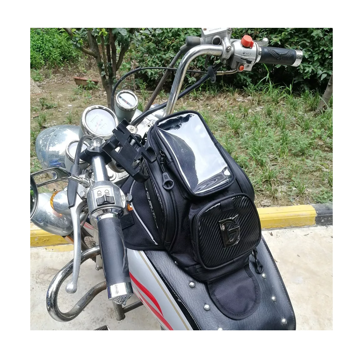 Foto 3 pulgar | Bolsa de Depósito con Imanes Y Correas Maleta de Moto Eo Safe Imports Esi-12298 Negro