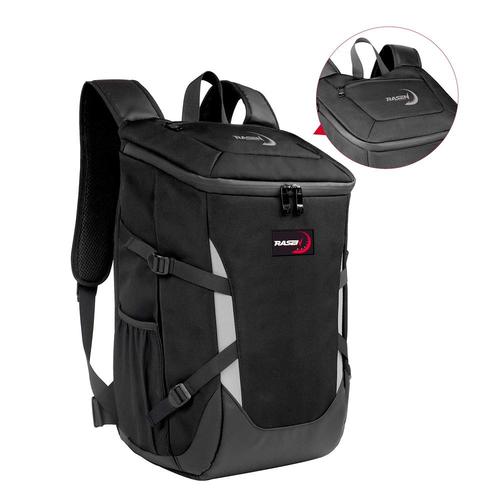 Mochila Rasen Multifuncional con Reflejantes Gris para Moto