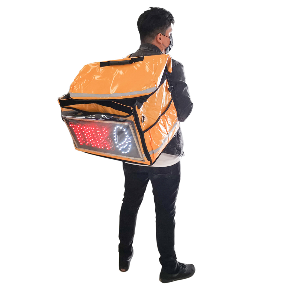 Foto 5 pulgar | Mochila Tipo Delivery Térmica con Tira Led Mp-bag1y
