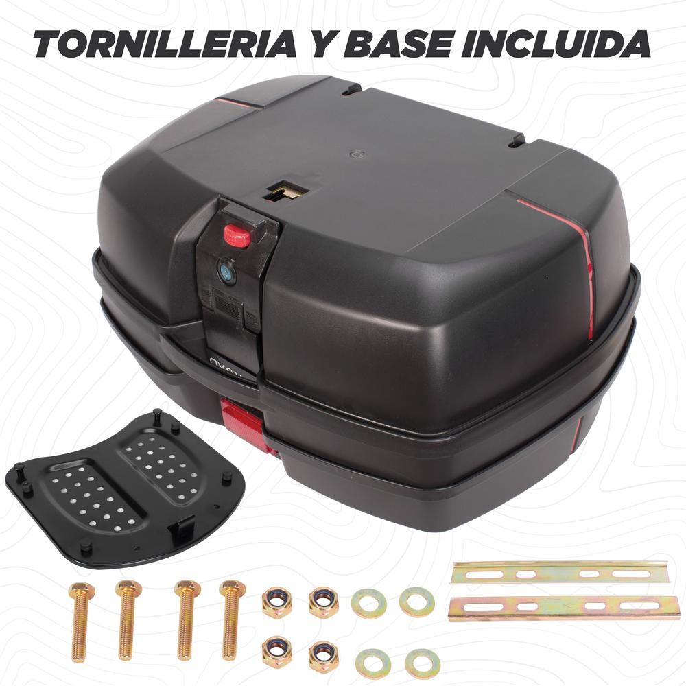 Foto 3 pulgar | Caja Trasera Maleta Baul Moto 60l Universal Alta Calidad