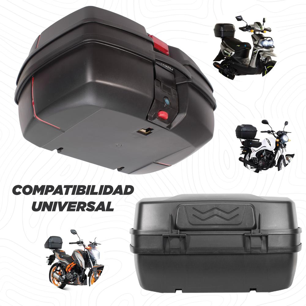 Foto 5 pulgar | Caja Trasera Maleta Baul Moto 60l Universal Alta Calidad