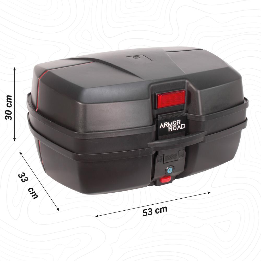 Foto 6 pulgar | Caja Trasera Maleta Baul Moto 60l Universal Alta Calidad