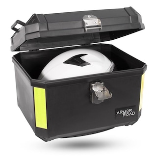 Foto 7 | Caja Portaequipaje Baul 45l Moto Negra Lisa Universal