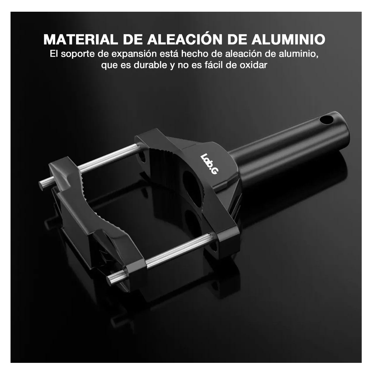 Foto 3 pulgar | Extensión Barra Lab.g Base Metal Luces Auxiliares Motocicleta Par Negro