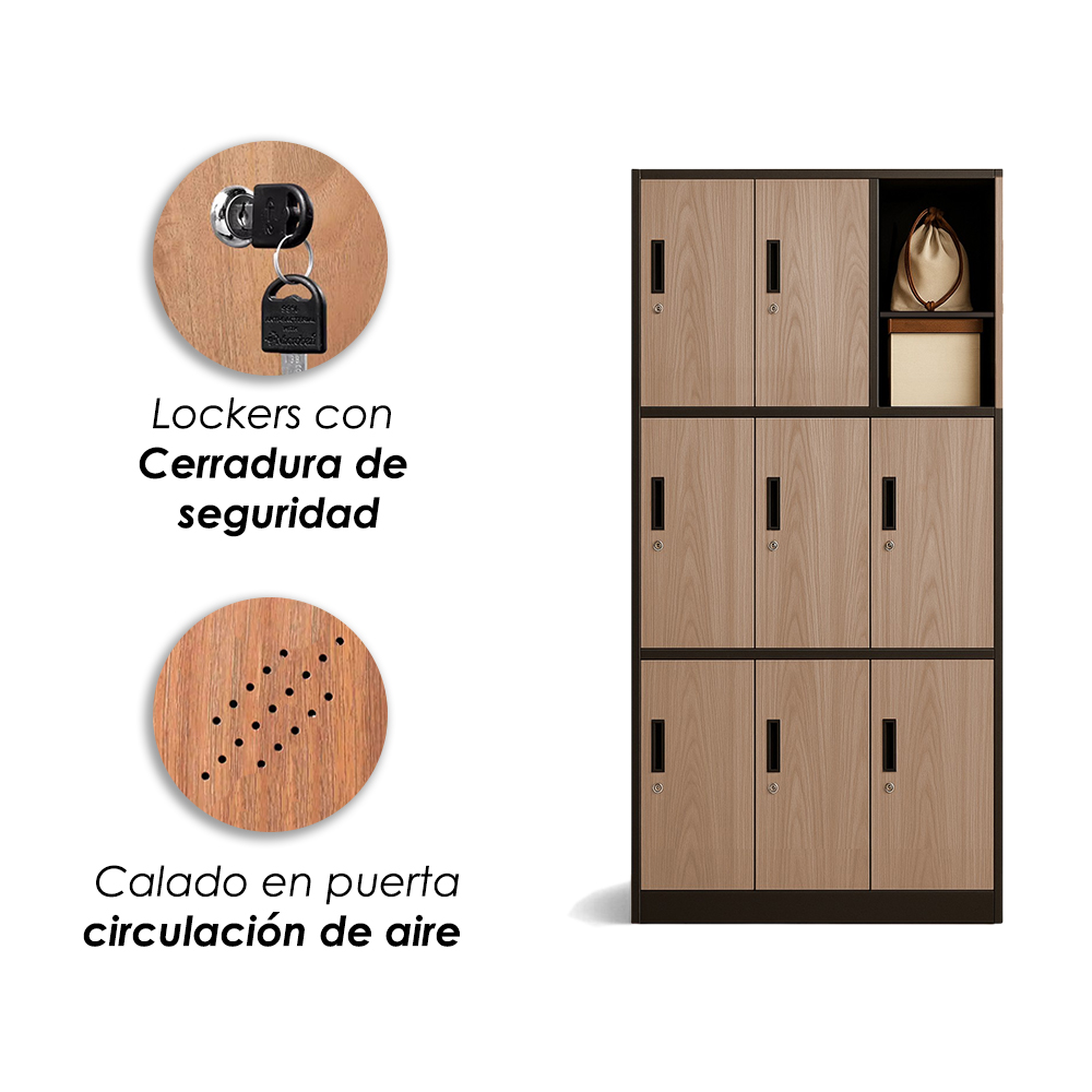 Foto 6 | Casillero Locker De 9 Espacios