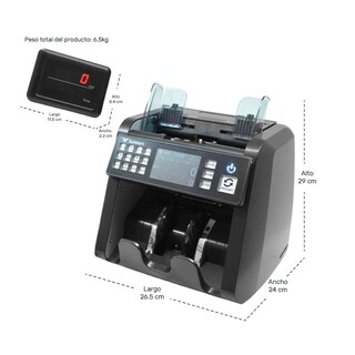 Foto 3 | Contadora Gutstark mkz-contador2bla color Negro Multidivisa
