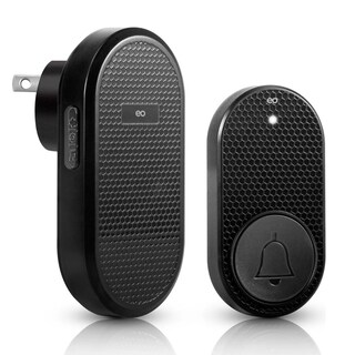 Foto 1 | Timbre Inalambrico Impermeable Con 1 Transmisor Y 1 Receptor Eo Safe Imports Esi-18823 Negro
