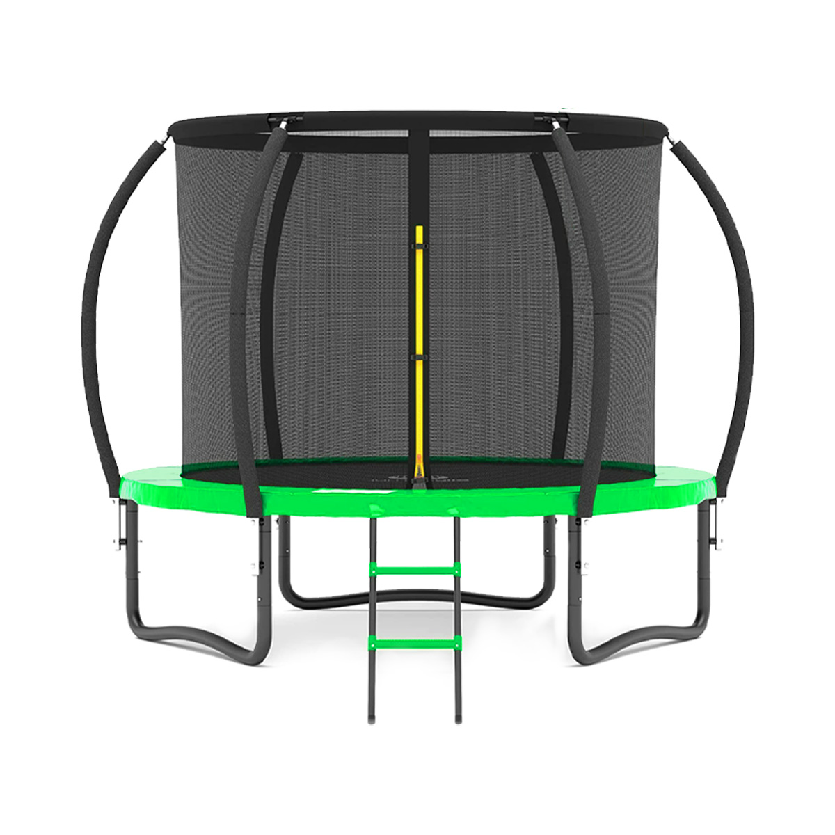 Trampolin LEVEL FITNESS Pumpkin color Verde 8FT