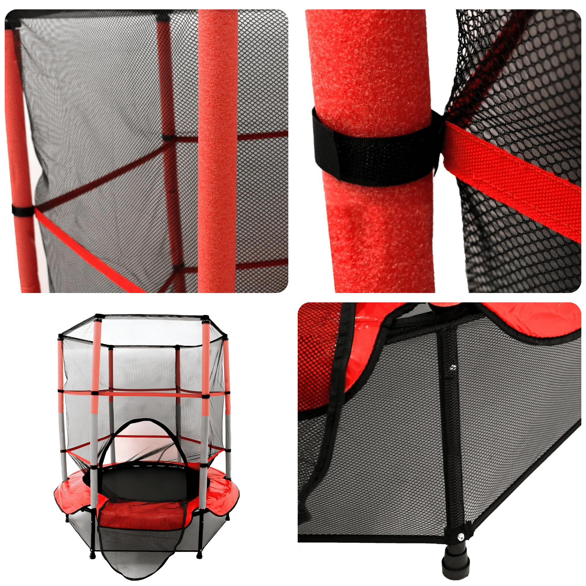 Foto 7 | Brincolin Trampolin Infantil Ecomlab Tumbling Resistente (rojo)