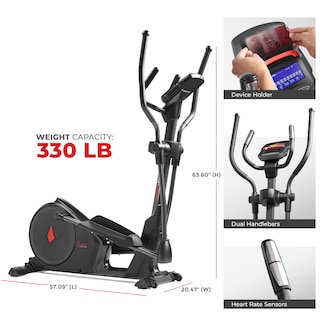Foto 2 | Elíptica Sunny Health & Fitness SF-E3912smart de Bajo Impacto para Articulaciones