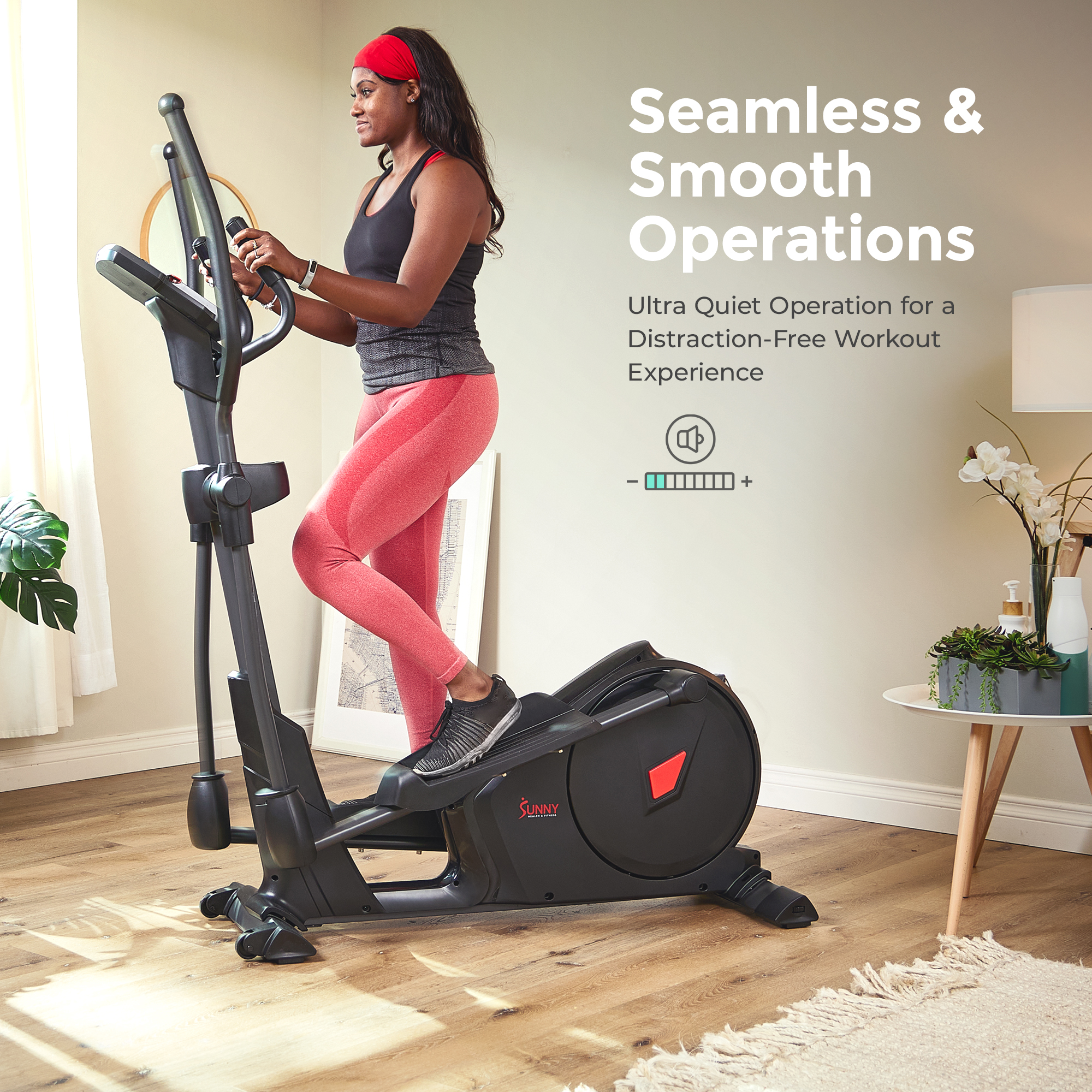 Foto 4 pulgar | Elíptica Sunny Health & Fitness SF-E3912smart de Bajo Impacto para Articulaciones
