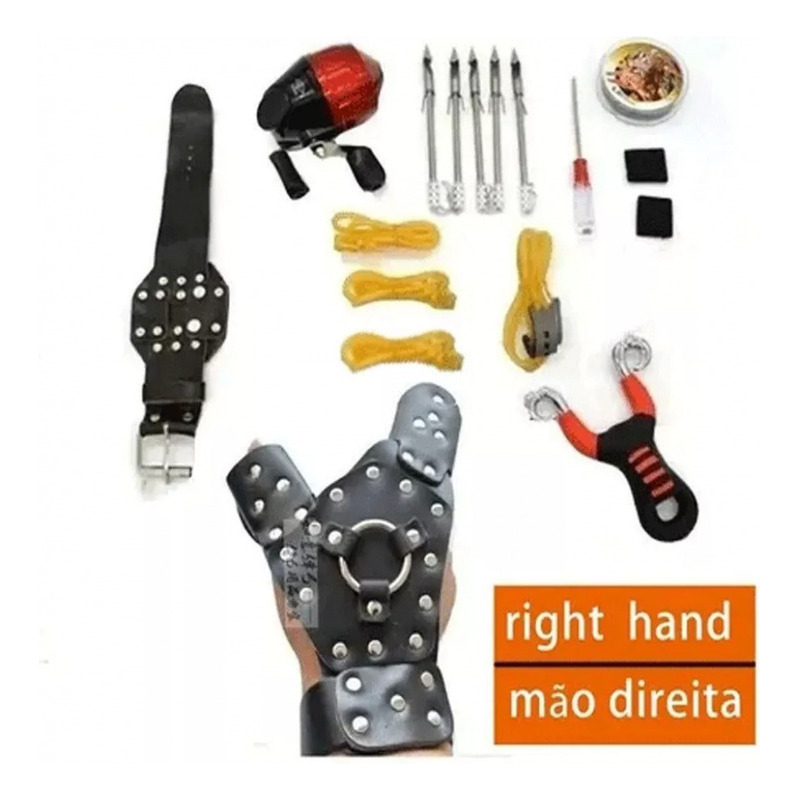 Foto 3 pulgar | Kit De Carretes De Pesca Slocked Shot Para Mano Derecha Con Guantes - Venta Internacional.