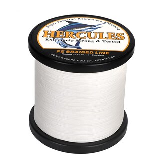 Foto 1 | Línea De Pesca Hercules, Trenzada, 12 Hilos, 120 Libras, 500 M, Color Blanco - Venta Internacional.