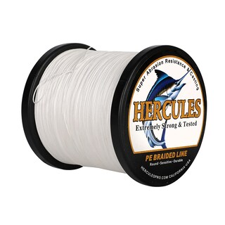Foto 3 | Línea De Pesca Hercules, Trenzada, 12 Hilos, 50 Libras, 500 M, Color Blanco - Venta Internacional.
