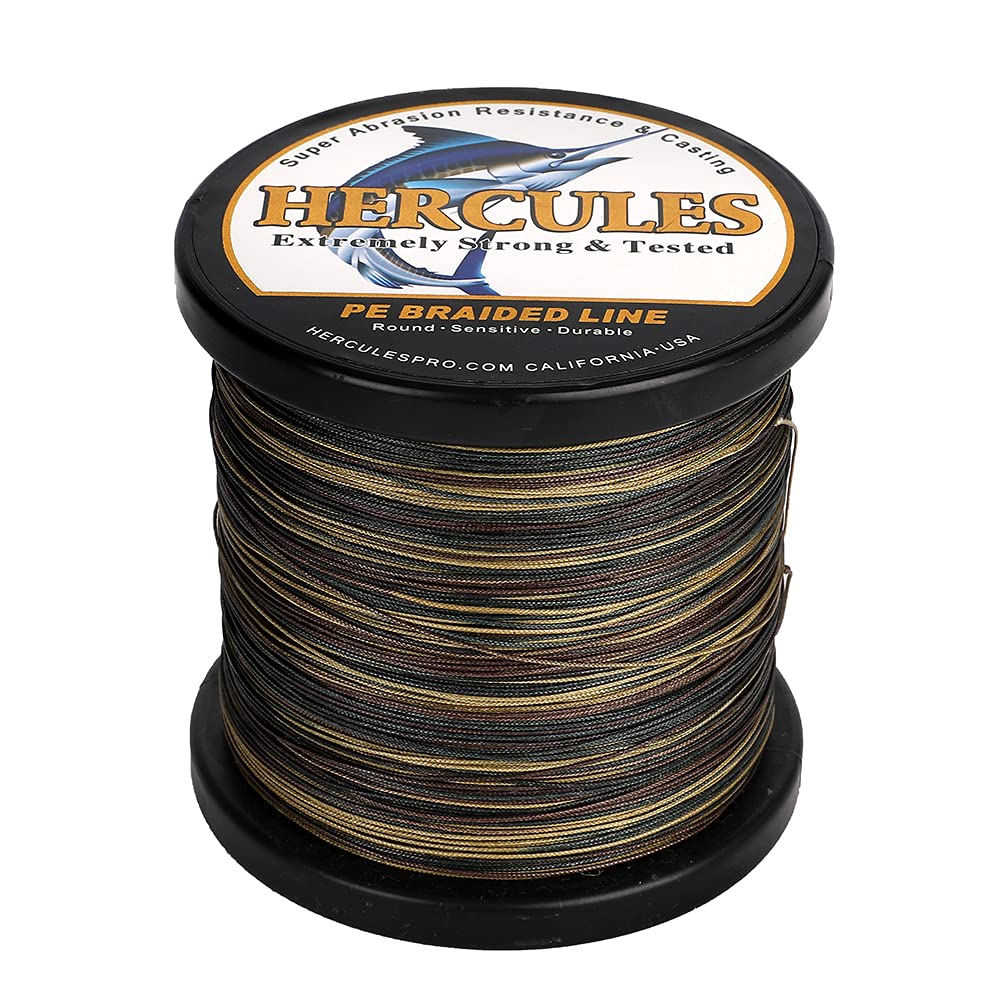 Foto 2 pulgar | Línea De Pesca Trenzada Hercules, 12 Hilos, 40 Libras, 500 M, Color Verde - Venta Internacional.